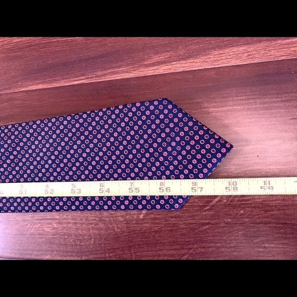 NAUTICA Vintage Navy 100% Silk Necktie - Picture 10 of 10
